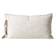 Chambray Mini Stripe Linen & Cotton Standard Pillowcase